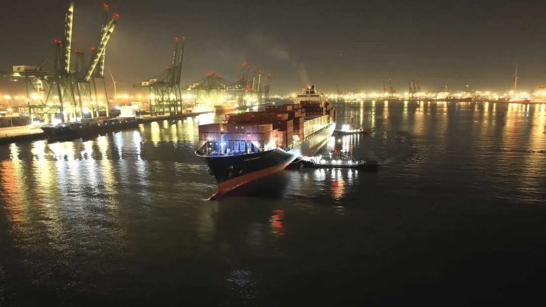 天津港内贸集装箱运输元旦喜迎双增长